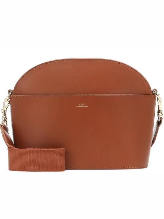 Gaby Gabriel Leather Cross Bag Tan Brown PXAWV F61173 - A.P.C. - BALAAN 4