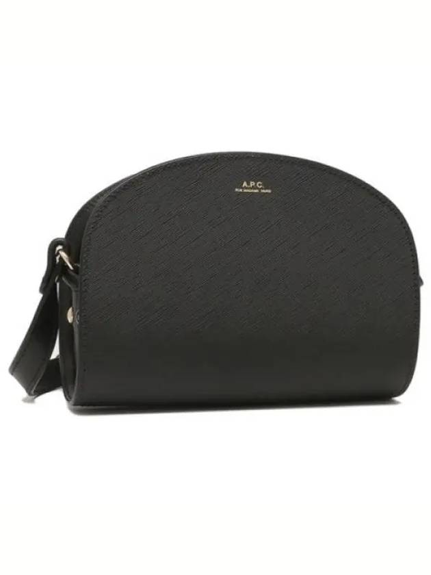 Women's Demil Lune Half Moon Shoulder Cross Bag Black - A.P.C. - BALAAN 2