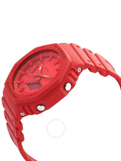 Casio G-Shock Alarm World Time Quartz Analog-Digital Red Dial Men's Watch GA2100-4A - CASIO - BALAAN 2