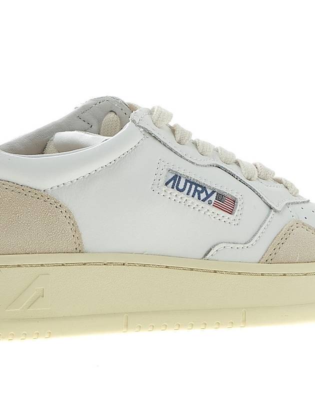 Medalist Goatskin Low Top Sneakers White - AUTRY - BALAAN 11