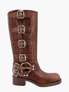 23 fw Leather Boots WITH Metal Detail 5W792D3F33F0038 B0650782596 - MIU MIU - BALAAN 1