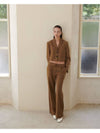 semi-wide wool pants camel - UNMUTE - BALAAN 3