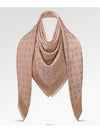 Monogram Denim Scarf Beige Rose - LOUIS VUITTON - BALAAN 3