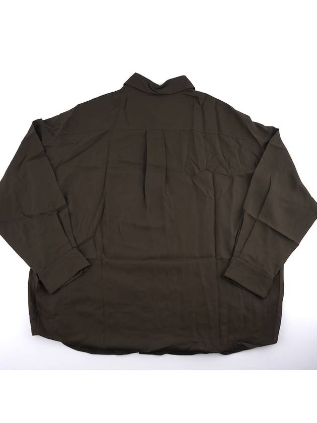 Double Pocket Long Sleeve Shirt Brown - LEMAIRE - BALAAN 4