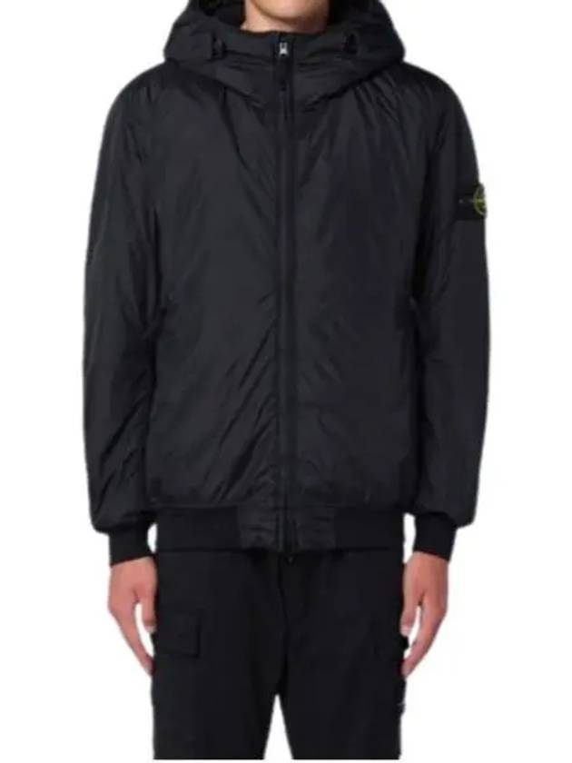 Crinkle Reps R NY Padding Black - STONE ISLAND - BALAAN 2