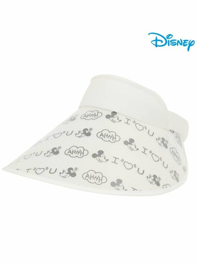 Women Transparent Character Pattern Hat DK1LAC008 - DISNEY GOLF - BALAAN 1