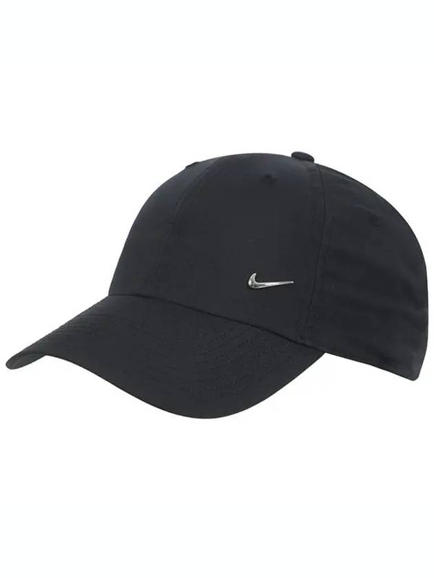 Ball Cap Dry Fit Club Metal Swoosh Cap FB5372 010 - NIKE - BALAAN 1