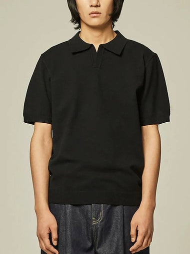 Men's Soft Open Collar Short Sleeve Knit - TRADCLUB - BALAAN 1