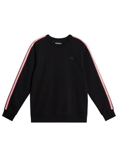 Sneaky Crew Neck Sweatshirt Black - J.LINDEBERG - BALAAN 2