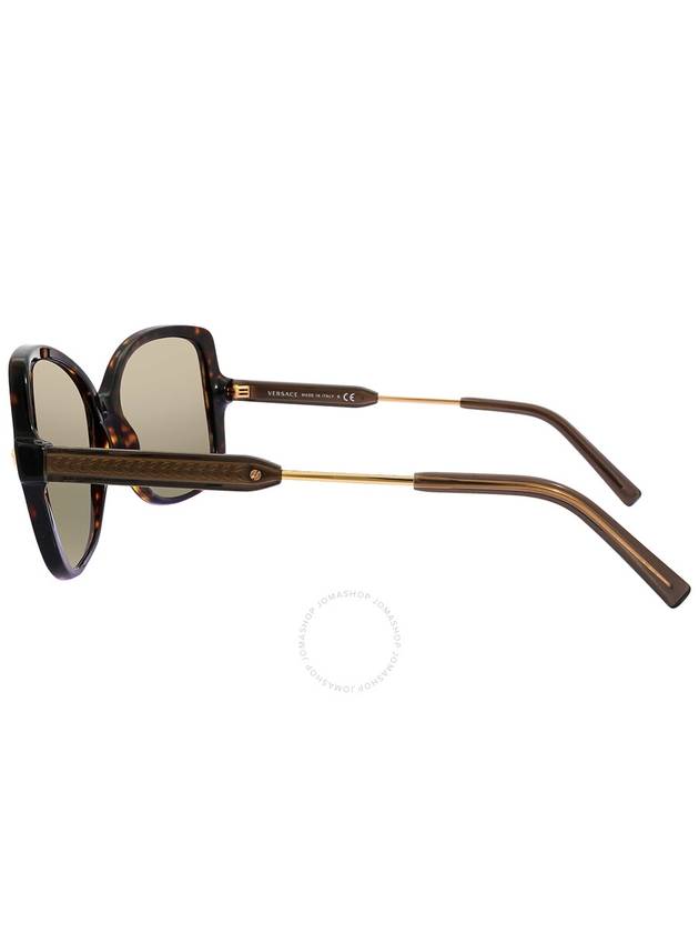 Versace Brown Gradient Mirror Gold Butterfly Ladies Sunglasses VE4390 108/6E 56 - VERSACE - BALAAN 3