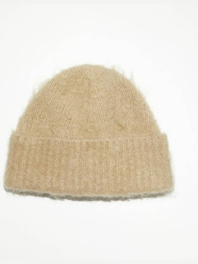 mohair beanie beige - ACNE STUDIOS - BALAAN 3