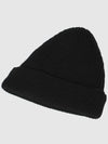 Embroidery Hand Logo Beanie Black - OFF WHITE - BALAAN 3