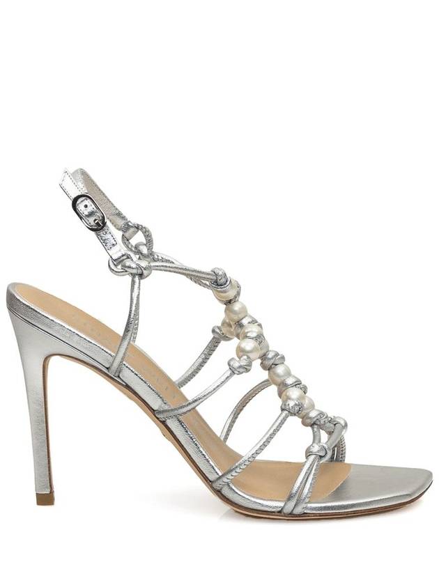 Stuart Weitzman Sandal With Pearls - STUART WEITZMAN - BALAAN 1