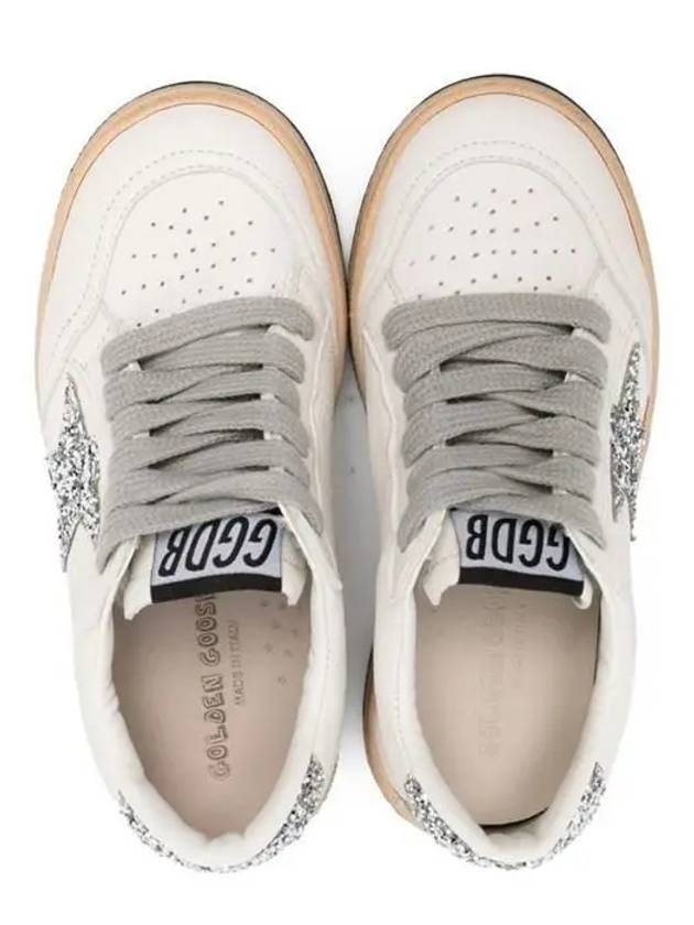 Kids Ball Star Leather Low Top Sneakers White - GOLDEN GOOSE - BALAAN 3