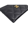 Women AP0213 Black Classic Caviar Skin Holder Card Wallet - CHANEL - BALAAN 7