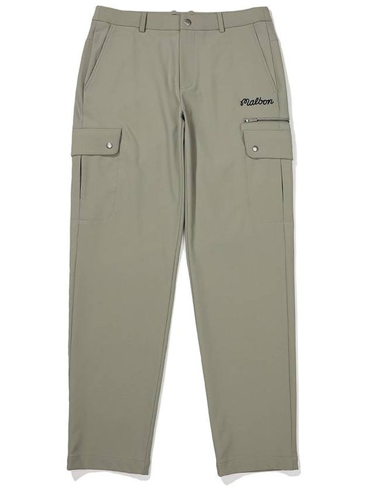 Tapered fit cargo deformation pants KHAKI MAN - MALBON GOLF - BALAAN 1