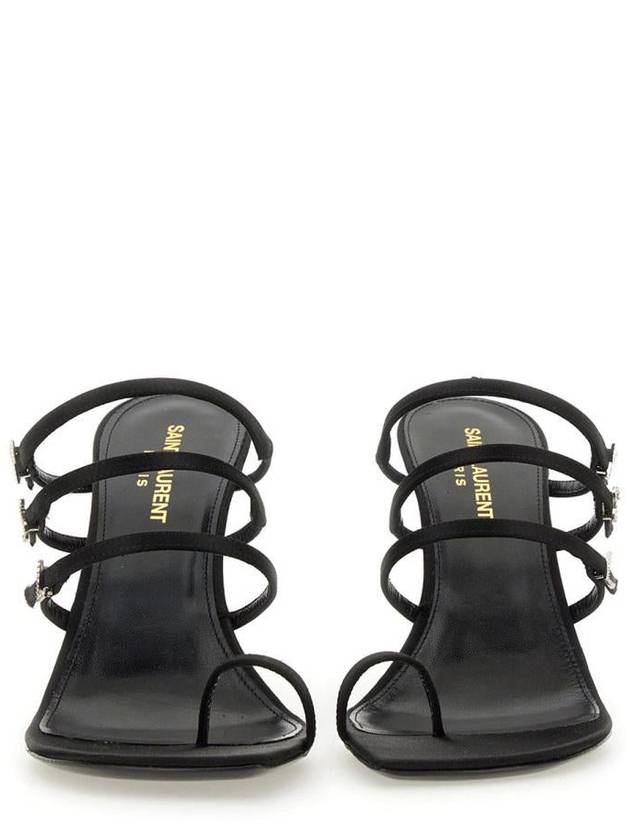 Sandals 7752149QNAG1000 BLACK - SAINT LAURENT - BALAAN 4