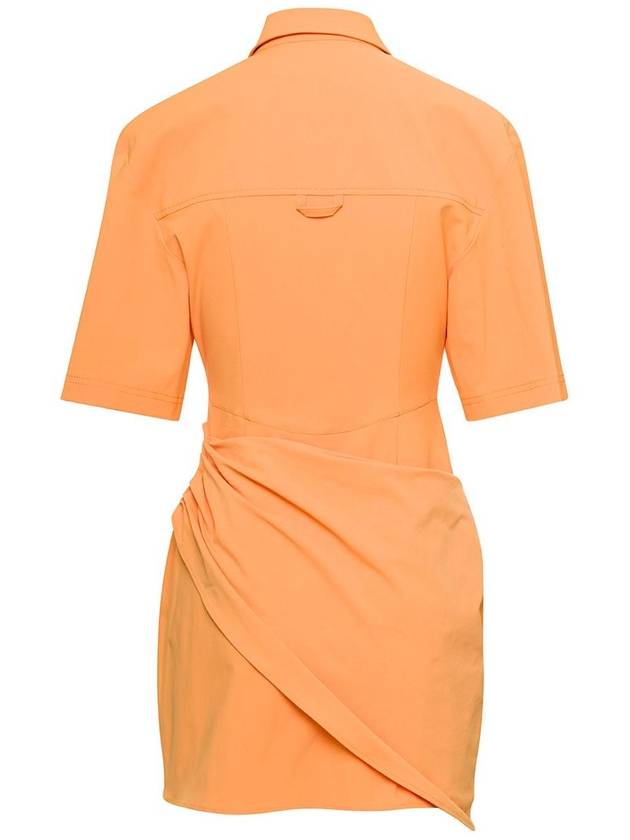 Short Dress 231DR0531084750 Orange - JACQUEMUS - BALAAN 3