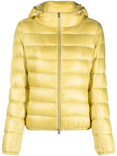 Giada Hooded Down Padding Yellow - HERNO - BALAAN 1