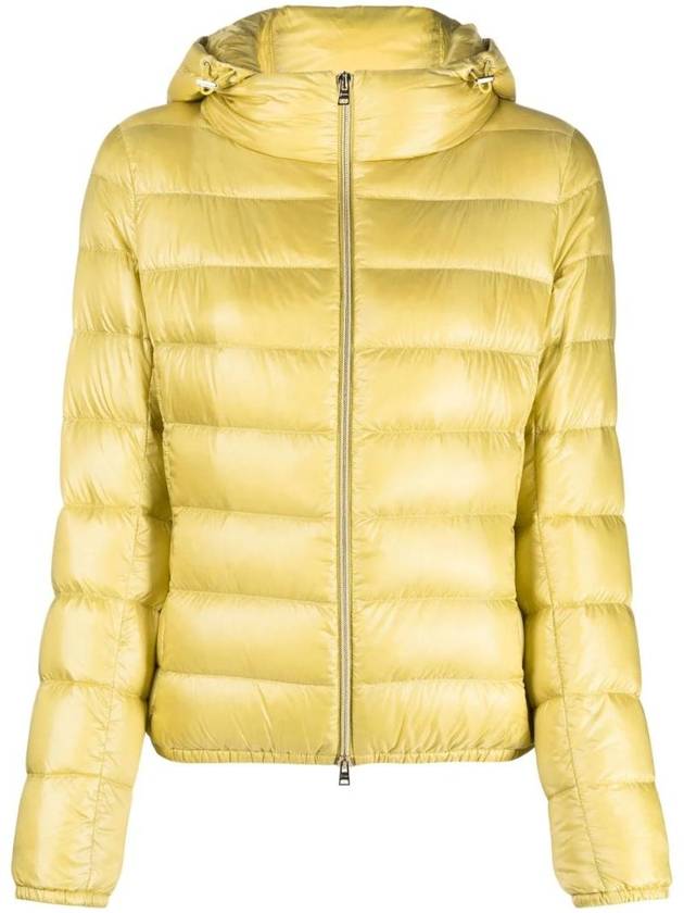 Giada Hooded Down Padding Yellow - HERNO - BALAAN 1