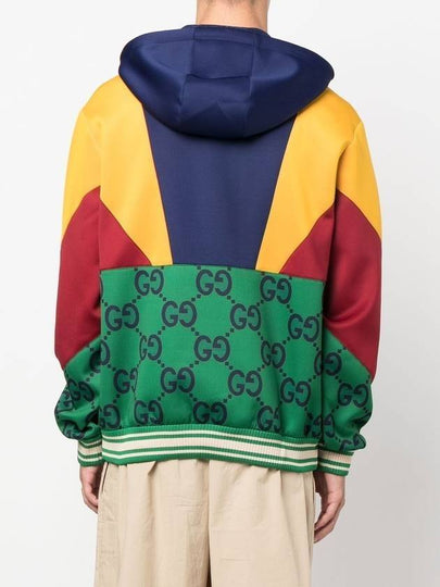 GG Supreme Color Block Hoodie - GUCCI - BALAAN 2