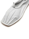 Puntera Leather Flats White - HEREU - BALAAN 5