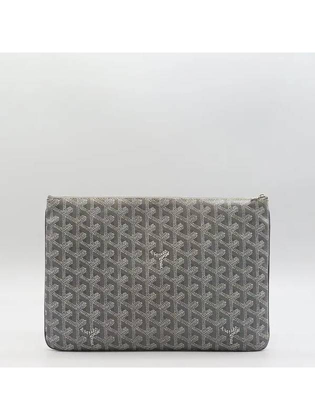 Gray color APMSENAT2 PVC SENAT Sena MM clutch - GOYARD - BALAAN 2