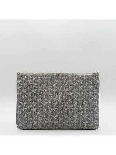 Gray color APMSENAT2 PVC SENAT Sena MM clutch - GOYARD - BALAAN 2