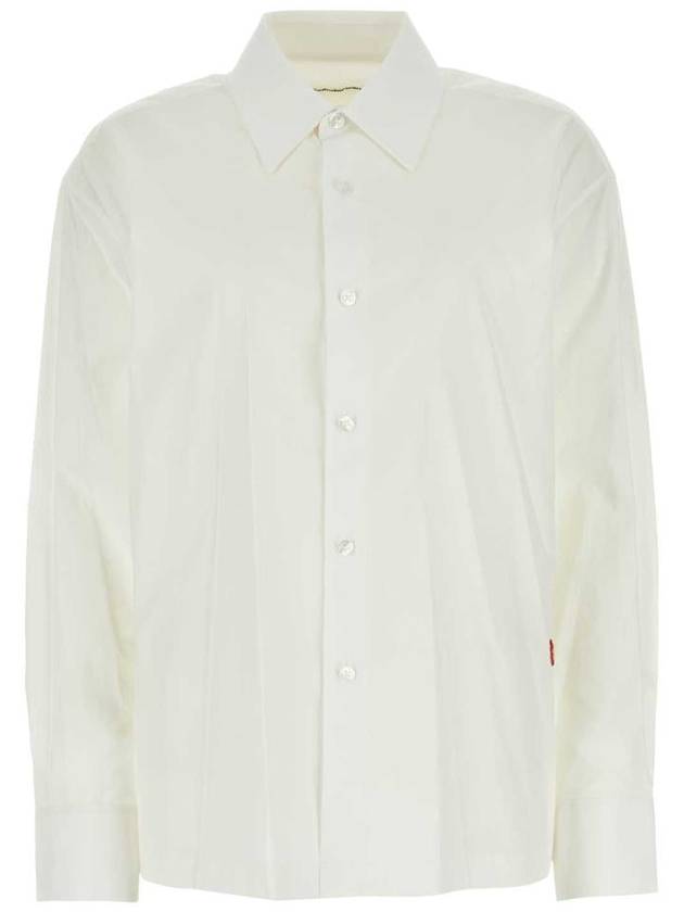 logo applique shirt 4WC1241449 - ALEXANDER WANG - BALAAN 2