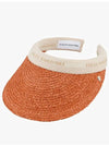 HAT50265 SUNTL Bianca Sunset Natural Logo Visor Sun Cap - HELEN KAMINSKI - BALAAN 3