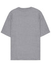 Logo Print Crew Neck Short Sleeve T-Shirt Grey - A.P.C. - BALAAN 3