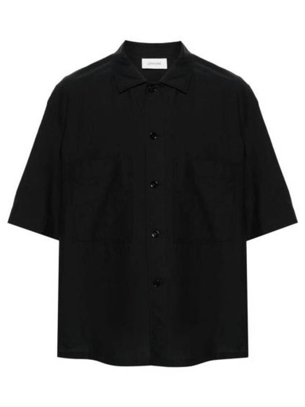 Pyjamas Short Sleeve Shirt Black - LEMAIRE - BALAAN 2