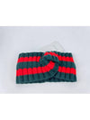 Web Stripe Wool Hair Band 457838 - GUCCI - BALAAN 5