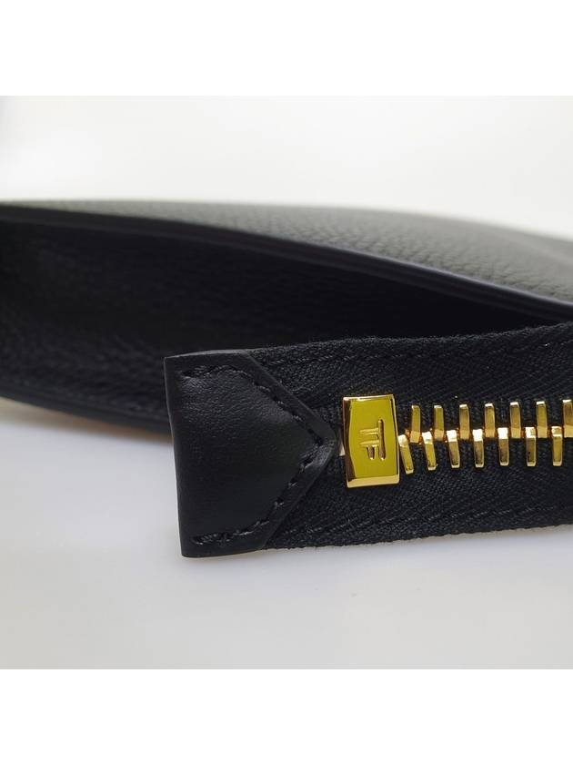 Men's Mini Logo Strap Clutch Bag Black - TOM FORD - BALAAN 10