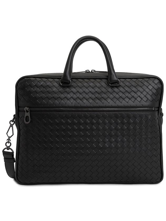 Intrecciato Briefcase Black - BOTTEGA VENETA - BALAAN 1