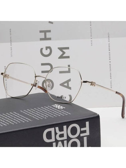 Glasses frame BY5066H 032 Men Women Daily Gold Frame Metal Frame - BALLY - BALAAN 2