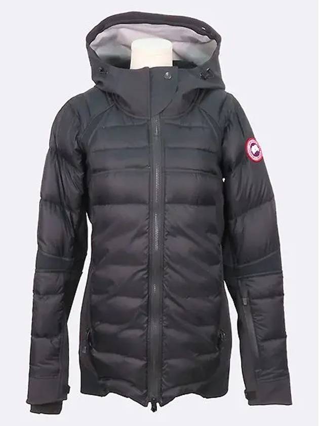 Black color nylon women s hood lightweight padding size - CANADA GOOSE - BALAAN 1