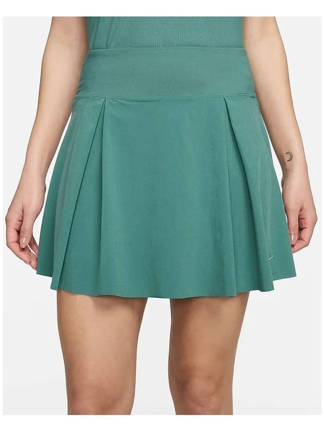 Women s Dri Fit Advantage Tennis Skirt Green DX1132 361 - NIKE - BALAAN 3