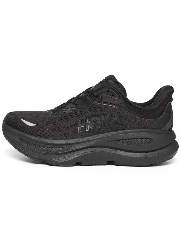 Bondi 9 Low Top Sneakers Black - HOKA ONE ONE - BALAAN 9