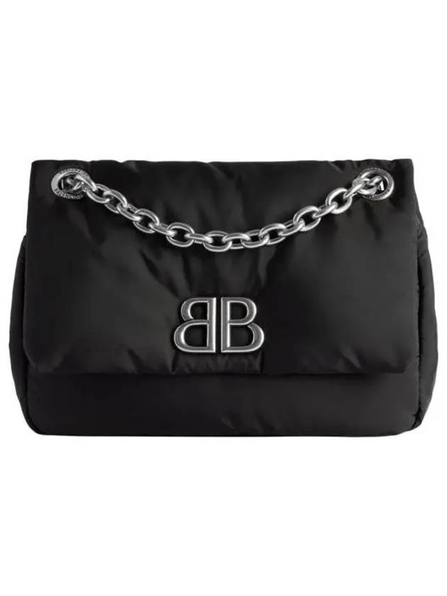 Mini Monaco Shoulder Bag Black - BALENCIAGA - BALAAN 2