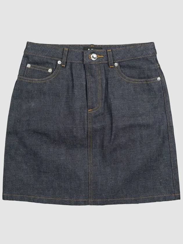 Women's Jupe Standard Denim H-Line Skirt - A.P.C. - BALAAN 3