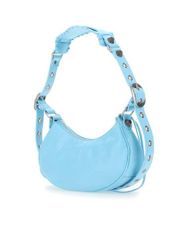 Le Cagole XS Lambskin Shoulder Bag Light Blue - BALENCIAGA - BALAAN 1