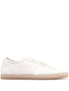 Linoleum Leather Low-Top Sneakers White - LEMAIRE - BALAAN 1