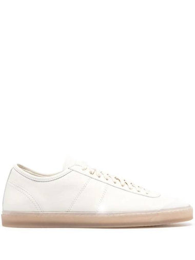 Linoleum Leather Low-Top Sneakers White - LEMAIRE - BALAAN 1