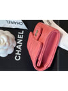 Classic gold caviar card wallet pink - CHANEL - BALAAN 3