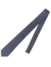 GG Polka Dot Silk Jacquard Tie Blue - GUCCI - BALAAN 3