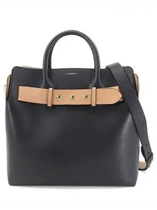 Medium Triple Stud Tote Bag Black - BURBERRY - BALAAN 2