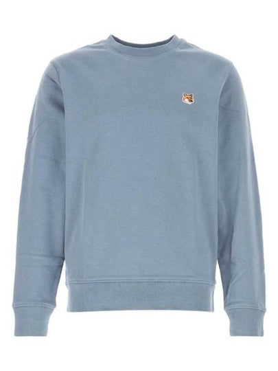 Fox Head Patch Regular Sweatshirt Blue - MAISON KITSUNE - BALAAN 2