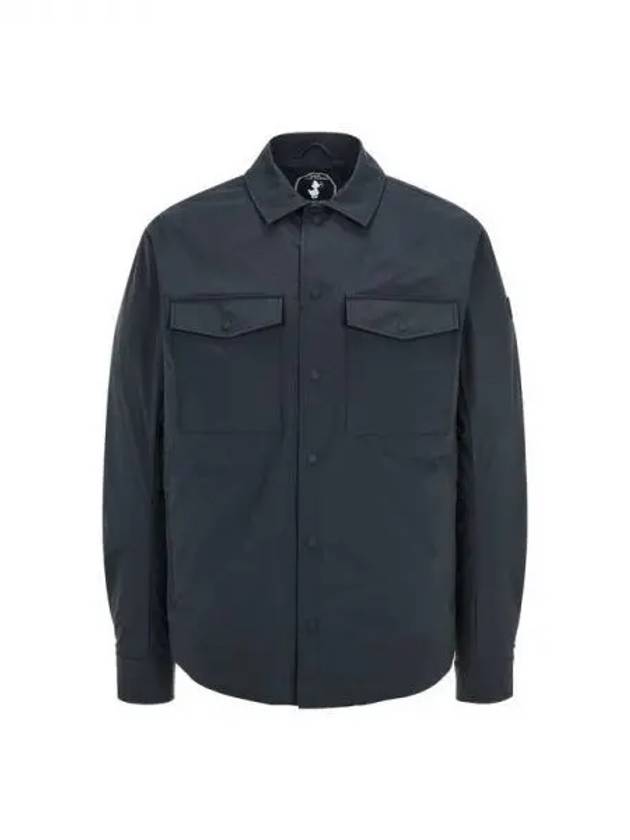 MEN TADEU Nylon Shirt Jacket Dark Navy 270430 - SAVE THE DUCK - BALAAN 1