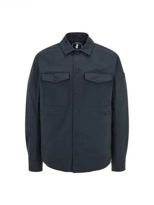 MEN TADEU Nylon Shirt Jacket Dark Navy 270430 - SAVE THE DUCK - BALAAN 1